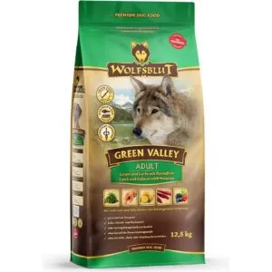 WOLFSBLUT Dog Adult GREEN VALLEY – jahňa s lososom