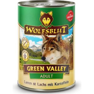 WOLFSBLUT Dog Adult GREEN VALLEY konz. 395g