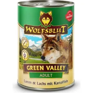 WOLFSBLUT Dog Adult GREEN VALLEY konz. 395g