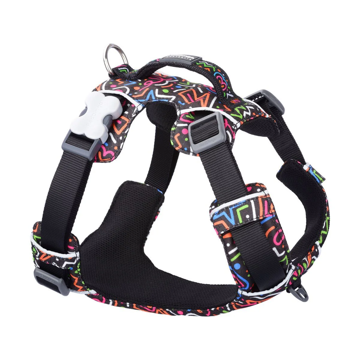 RED DINGO postroj Sport – Squiggles Black
