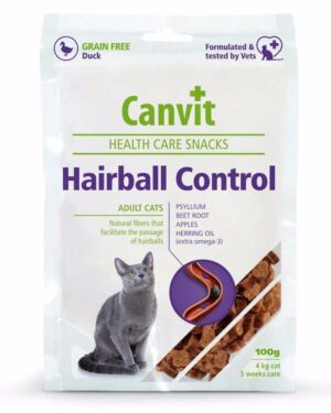 Pamlsok Canvit Health Care cat Hairball control Snack 100 g