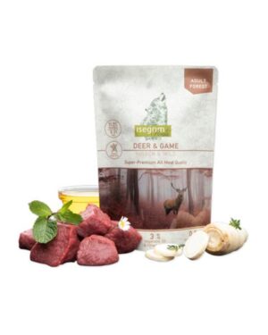 ISEGRIM dog Adult Isegrim Roots, Deer & Game kapsička 410 g