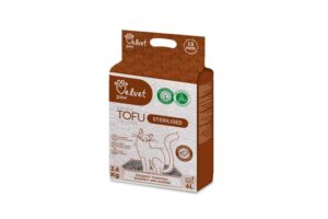 Podstielka pre steriliz.mačky Velvet Paw Tofu s kokos.uhlím, kokos. a mandľovou esenciou 6 l