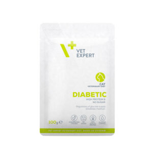 VetExpert DIABETIC CAT kapsička 100g - mokré veterinárne krmivo pre mačky s cukrovkou
