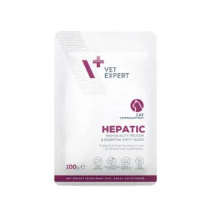 VetExpert VD cat Hepatic kapsička 100 g- mokré veterinárne krmivo pre mačky s problémami pečene