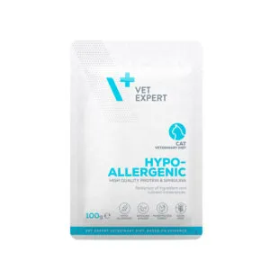 VetExpert HYPOALLERGENIC CAT kapsička 100g – mokré veterinárne krmivo pre mačky