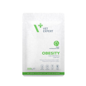 VetExpert VD cat Obesity kapsička 100 g - mokré veterinárne krmivo pre mačky