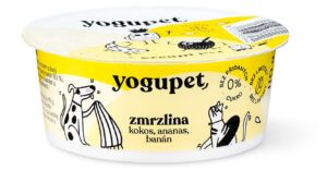 Yogupet zmrzlina pre psy a mačky – s kokosom, ananásom a banánom